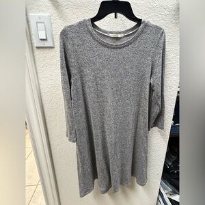 Cherish Heather Gray Knit Top